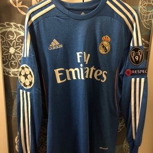 Real Madrid LS Jersey Uefa Champions League Edtn
